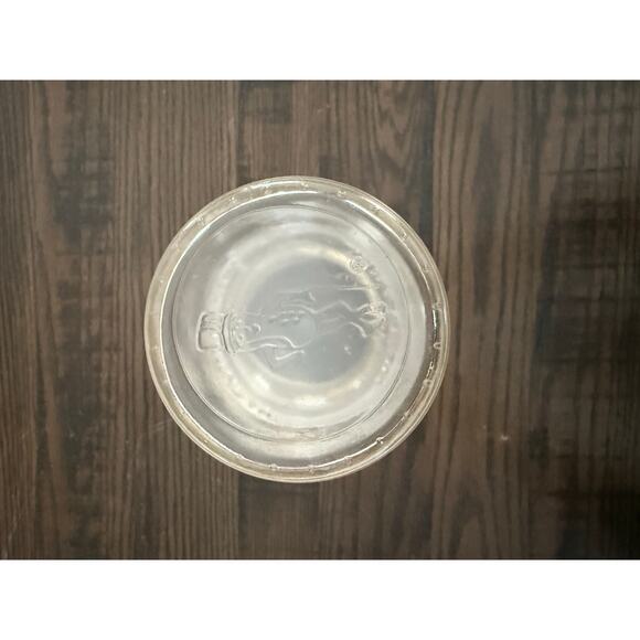 Vintage Planters Mr Peanut Glass Jar w/Lid 1931 Embossed Logo 75th Ann - Picture 4 of 7